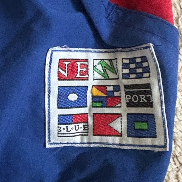 Vintage Newport Blue Windbreaker Pullover - Picture 5 of 7